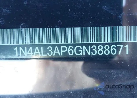 2016 Nissan Altima 2.5 S from USA, damaged, VIN 1N4AL3AP6GN388671
